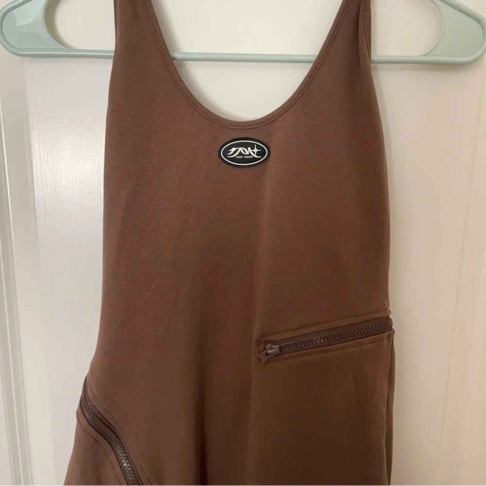 Stylish Brown Backless Dress by - Picture 3 of 9